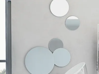 Specchio rotondo Bolle di Tomasella