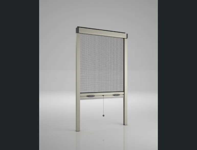 Zanzariera per finestre con rete in fibra di vetro Mini a scorrimento verticale di Bettio