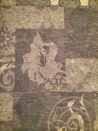 Tappeto 100% chenille colore toupe/ grey